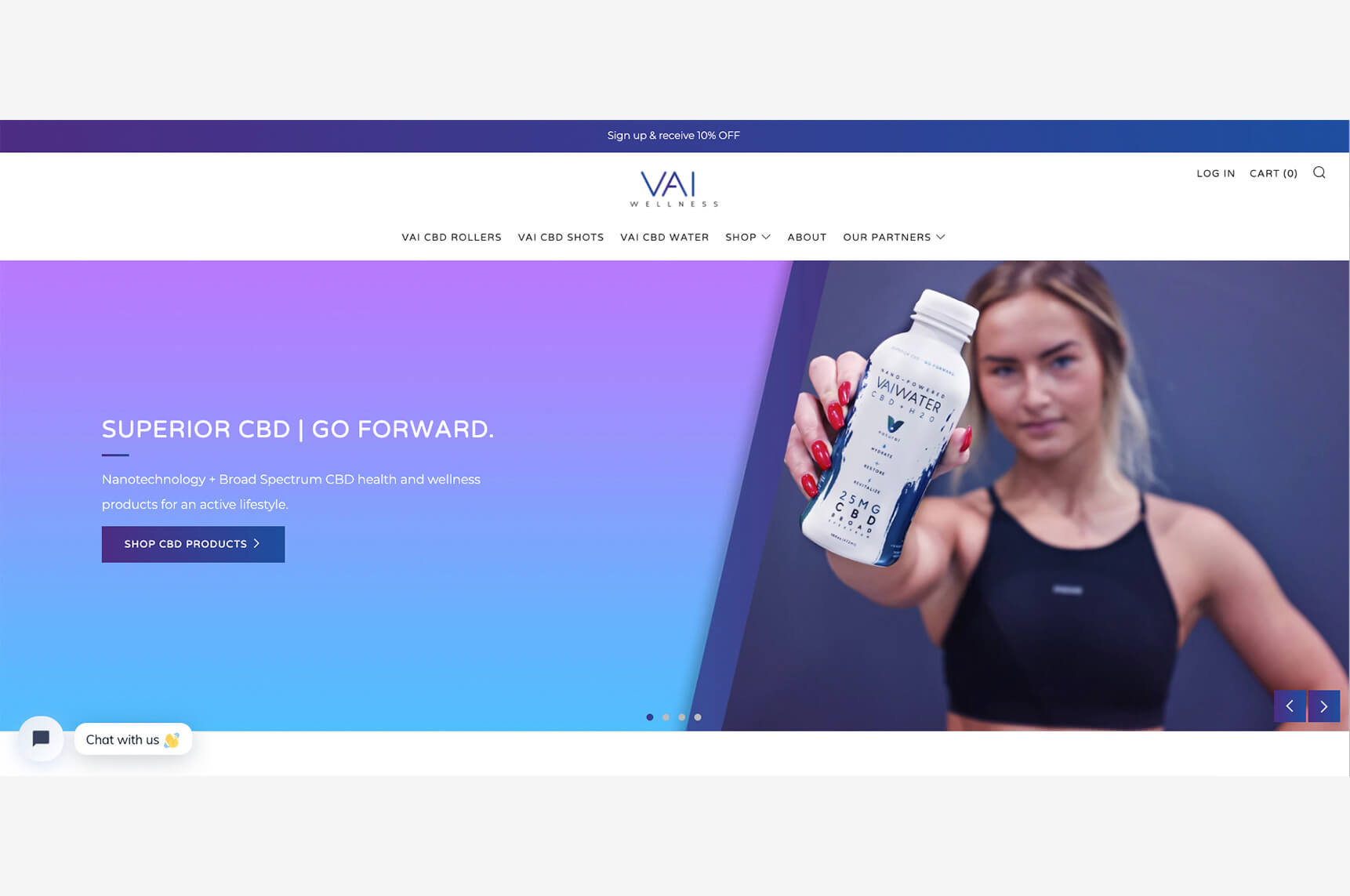 VAI Wellness eCommerce Website