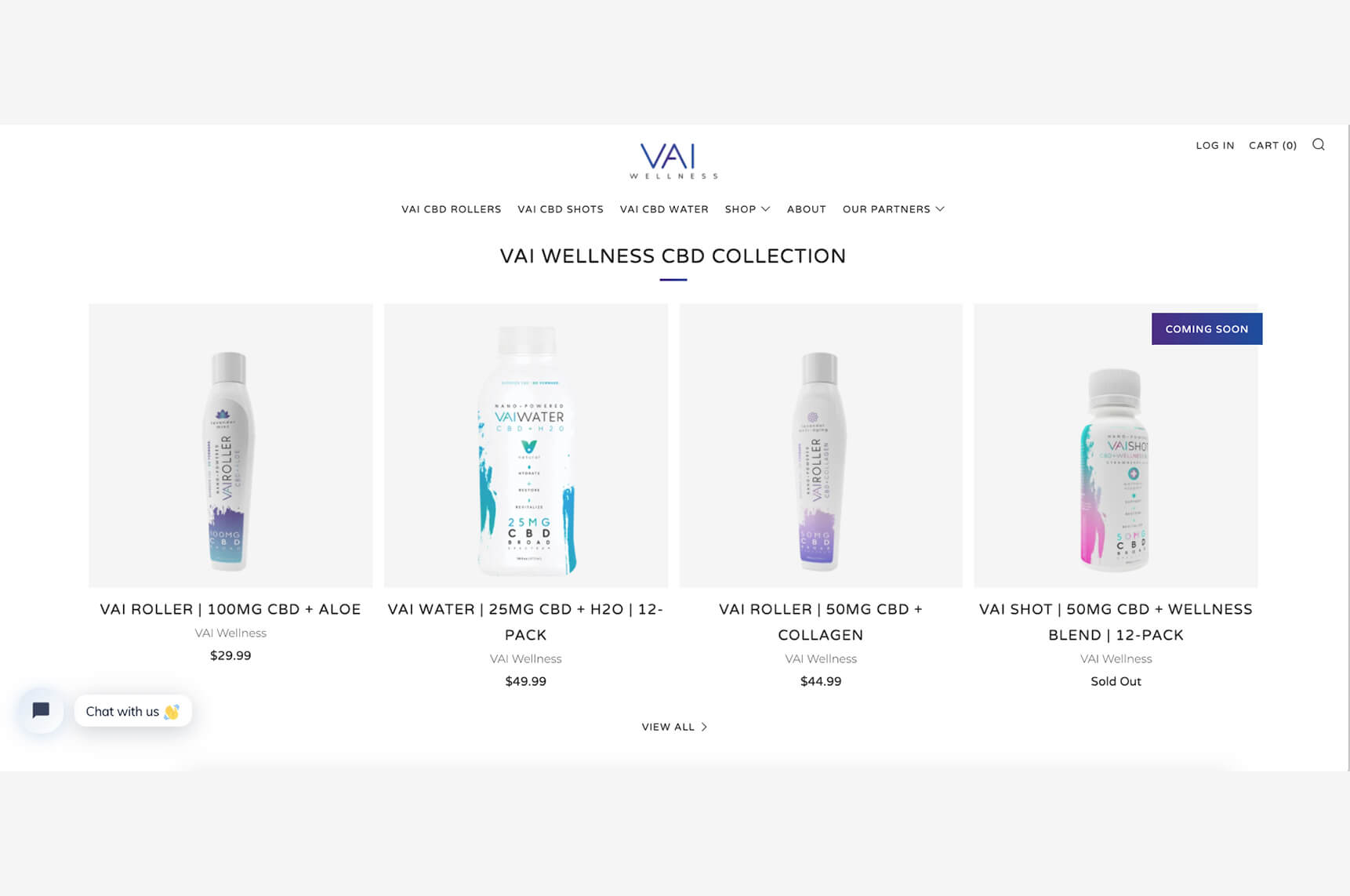 VAI Wellness eCommerce Website