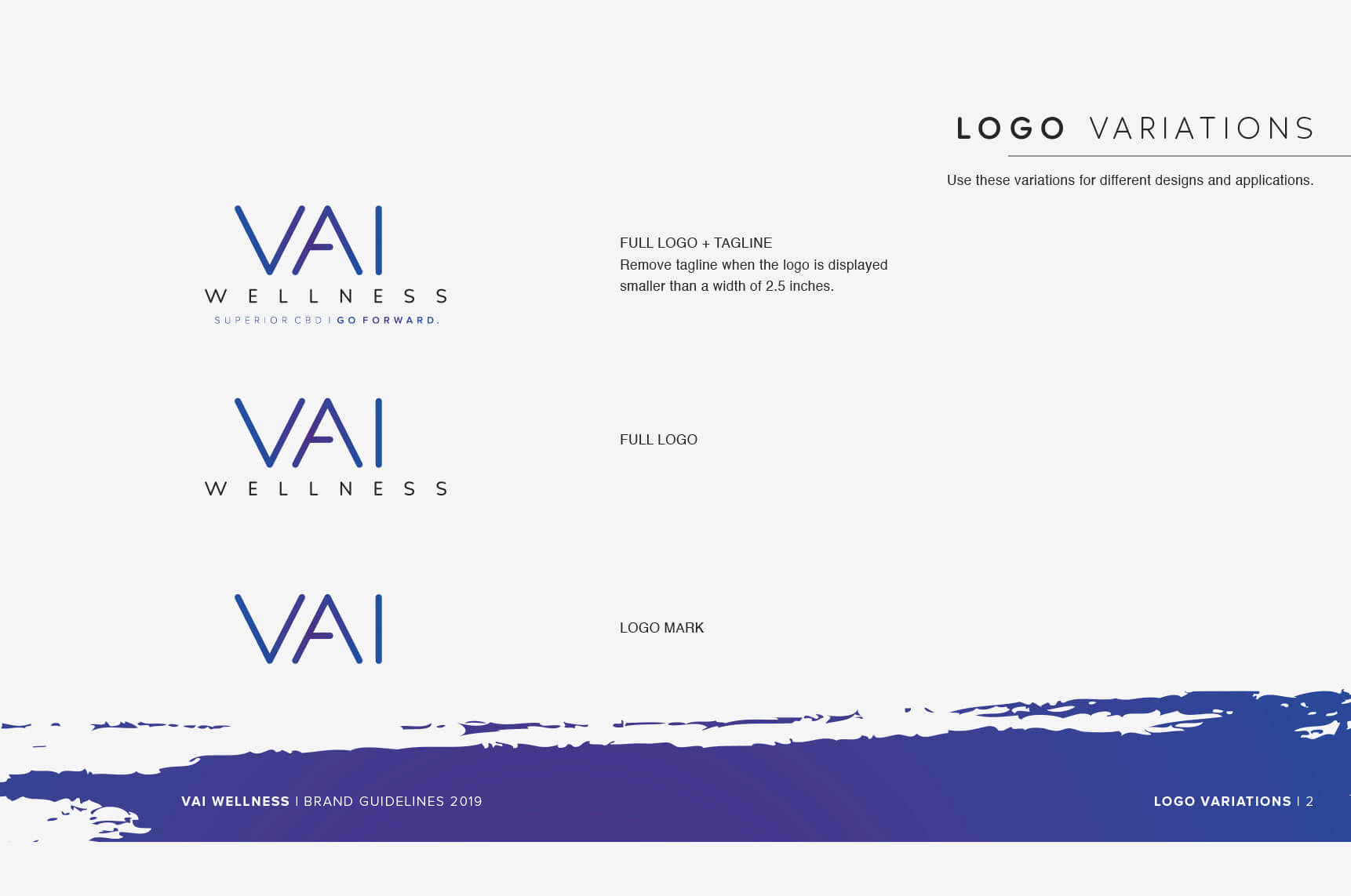 VAI Wellness Logo Variations